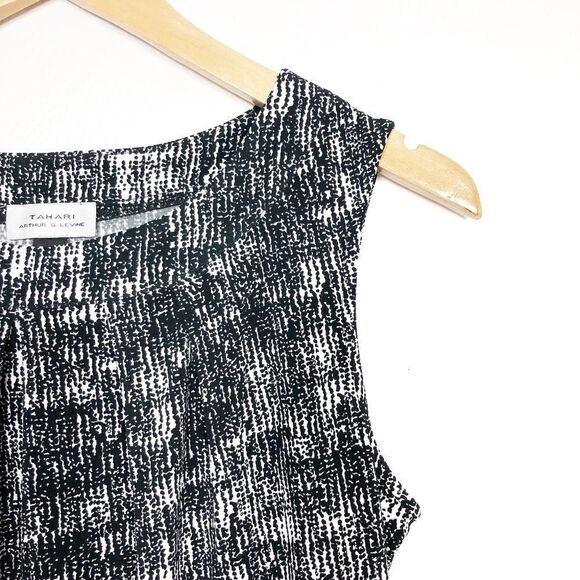 Tahari ASL | Patterned Sleeveless Blouse - Picture 2 of 4